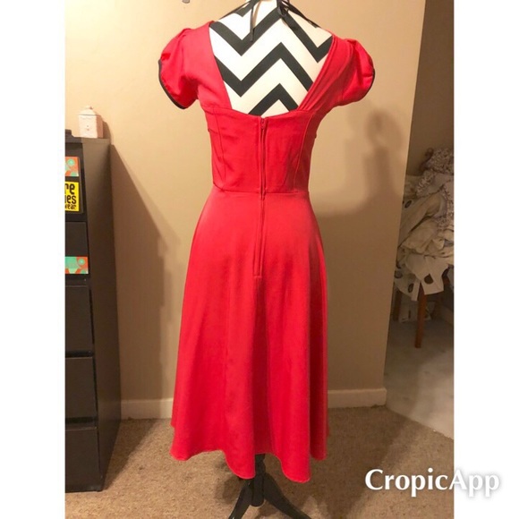 Bella Bright Raspberry Dress - Picture 3 of 6